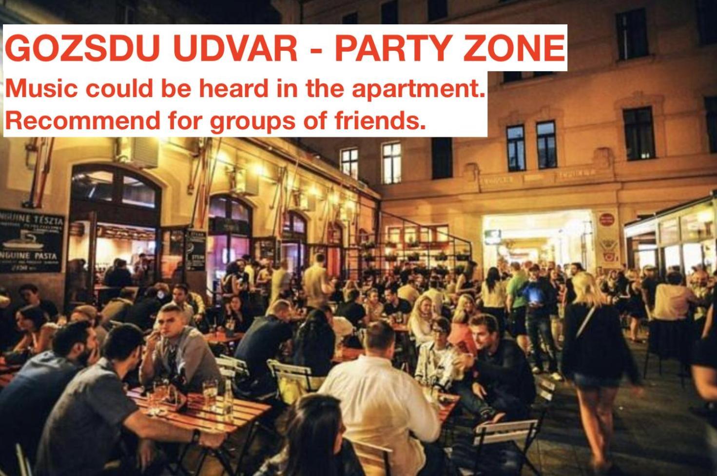 Apartment At Gozsdu Courtyard #Partyzone #Downtown #Freeparking Boedapest Buitenkant foto